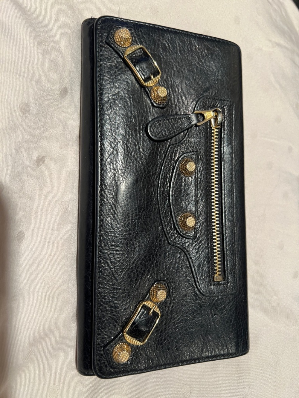 Balenciaga lamb skin wallet authentic with serial numbers